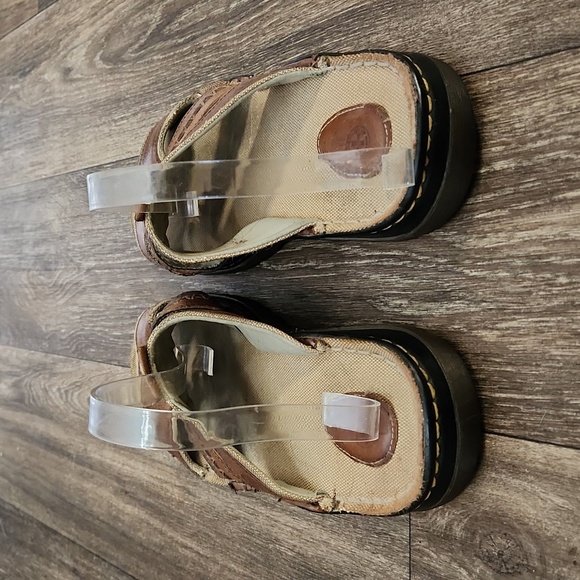 Dr. Martens Vintage Men's Tan Leather Fisherman Slip on Sandals AW004 Size 11 - Picture 4 of 12